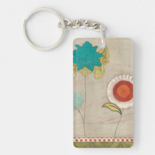 Petal Patterns I Key Ring