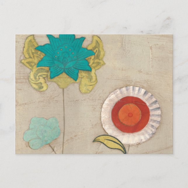 Petal Patterns I Postcard (Front)