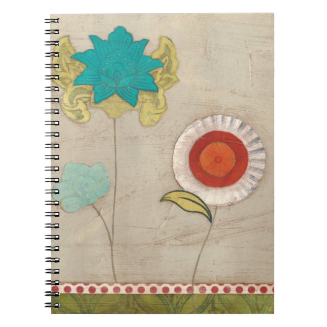 Petal Patterns I Spiral Notebook (Front)