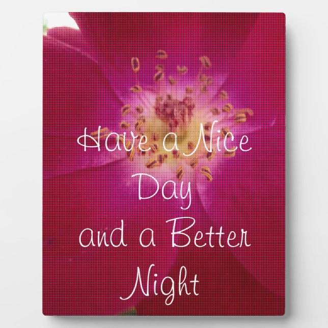 Petal Perfection: Checkered Rose Petal Pattern Art Plaque (Front)