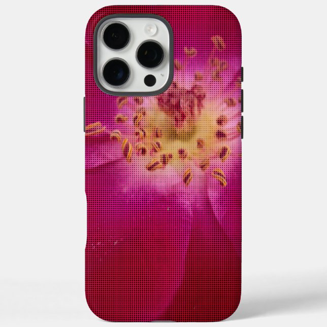 Petal Perfection | Chequered Rose Petal Pattern Ar Case-Mate iPhone Case (Back)