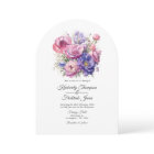 Petal Pink, Cornflower Blue & Mauve Purple Wedding
