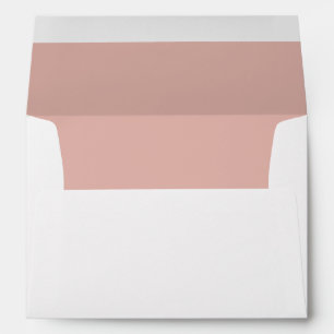 Petal Pink Wedding Elegant Modern Return Address Envelope