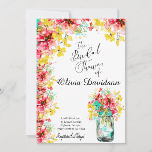Petal Port Garden Bridal Shower Invitation