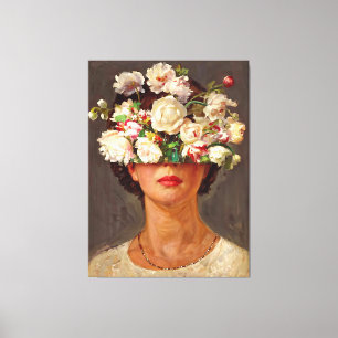 Petal Pout "Florence" Art & Floral Society  Canvas Print