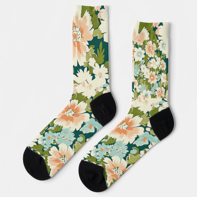 Petal Steps Socks (Left)
