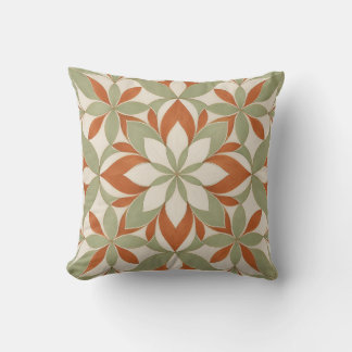 Petal Tessellation Throw Pillow