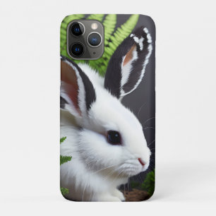 Petal The Black And White Bunny, Case-Mate iPhone Case