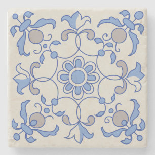 Petal Whimsy Stone Coaster