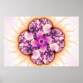 Petallic - Fractal Art Poster
