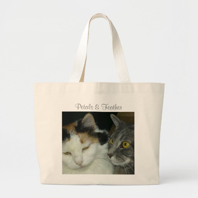 Petals and Feather tote bag (Front)