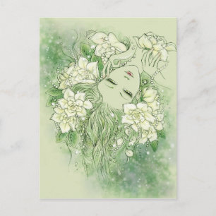 Petals and Pearls Postcard