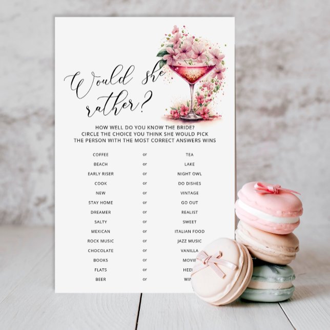 Petals and Prosecco Bridal Shower Game (Creator Uploaded)