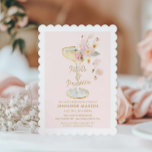 Petals and Prosecco Garden Bridal Invitation<br><div class="desc">Sip,  sip,  hooray! 🥂 Our Petals and Prosecco invitations will set the tone for your fabulous bridal shower celebration. With gorgeous florals and a blush background,  these invites are sure to be a hit. Make your party pop with these stunning invites. Matching items in our store Cava Party Design.</div>