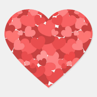 petals heart sticker