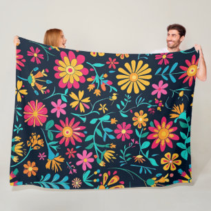 Petals in Harmony 60x80 Fleece Blanket