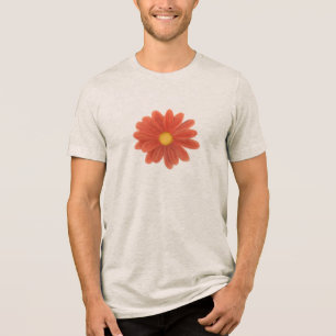 Petals in Motion – Vibrant Flower Graphic Tri-Blend Shirt