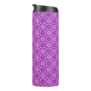Petals In Silence 01. Floral Pattern. Thermal Tumbler