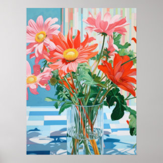 Petals & Light: A Tabletop Floral Delight Poster