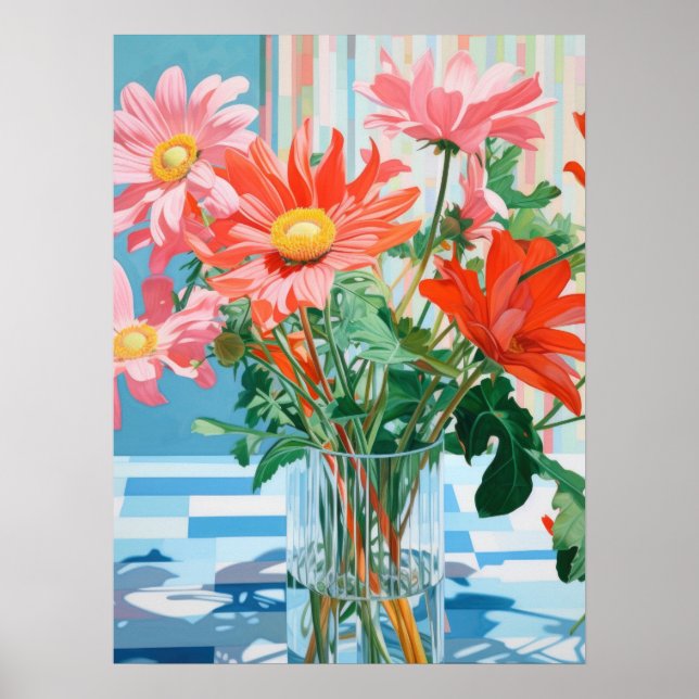 Petals & Light: A Tabletop Floral Delight Poster (Front)