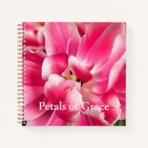 Petals of Grace | Blush Tulip Dreams Floral Spiral