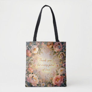 Petals of Love: Memory Garden Tote Bag