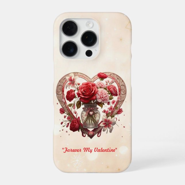 "Petals of Passion" iPhone Case (Back)