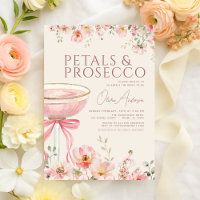 Petals & Prosecco Blush Pink Bow Bridal Shower 