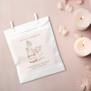 Petals & Prosecco Bridal Shower Bachelorette Favour Bags