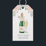 Petals & Prosecco Bridal Shower Gift Tags<br><div class="desc">This cute accessory will be perfect for your party when you customise it!</div>