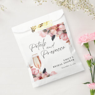 Petals & Prosecco Floral Bridal Shower Favour Bags
