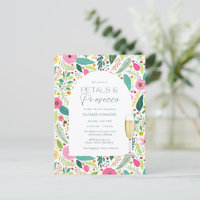 Petals Prosecco Floral Budget Bridal Shower Party