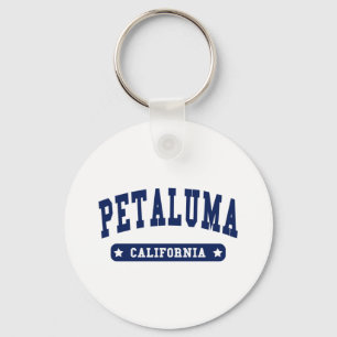 Petaluma California College Style tee shirts Key Ring