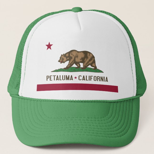 Petaluma: Flag Of  California Cap (Front)