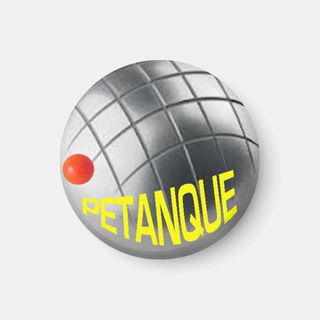 Petanque Boule Magnet (Front)