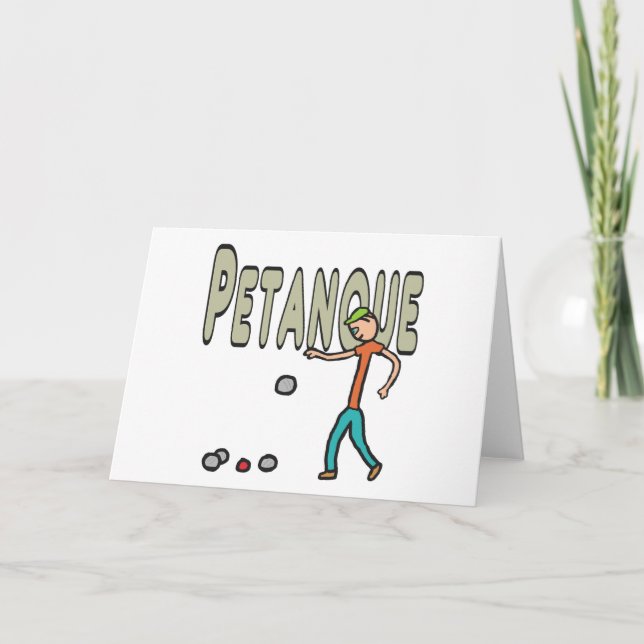 Petanque Card (Front)