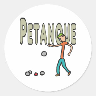 Petanque Classic Round Sticker