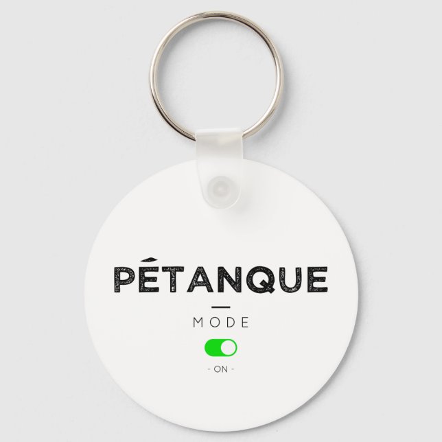 Petanque Mode on Key Ring (Front)