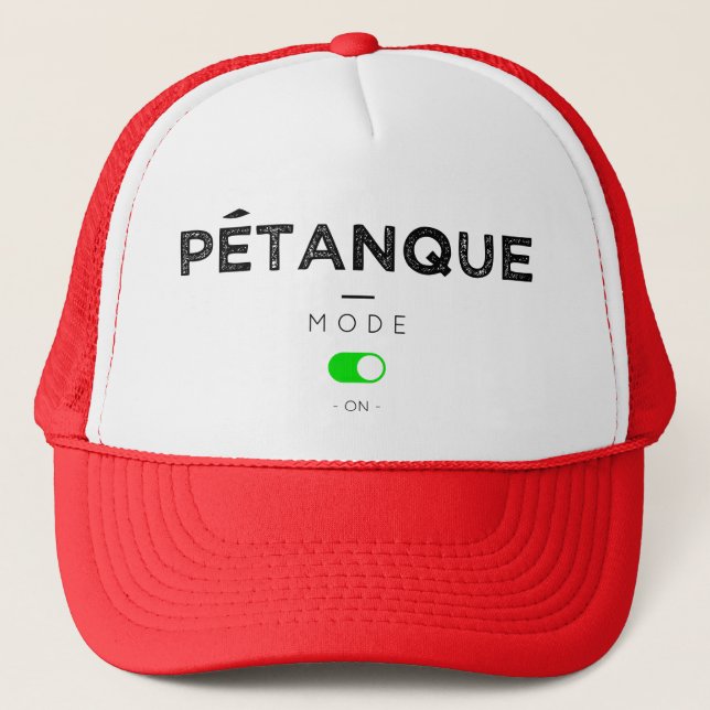 Petanque Mode on Trucker Hat (Front)