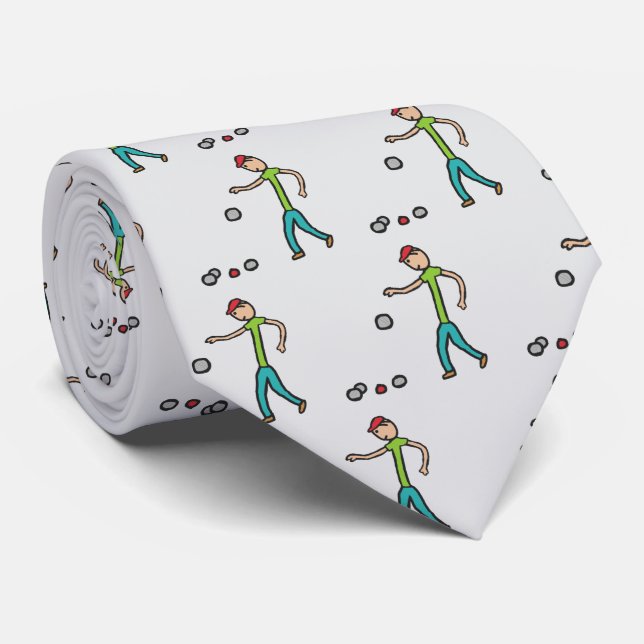 Petanque Tie (Rolled)