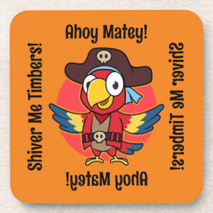 Pete the Pirate - Halloween Drink Coaster