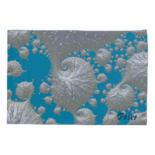PETER ~2 Original Fractal Designs ~ back to back ~ Pillowcase