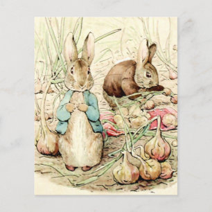 Peter and Benjamin Gather Onions by Beatrix Potter