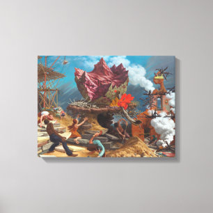 Peter Blume - The Rock Canvas Print