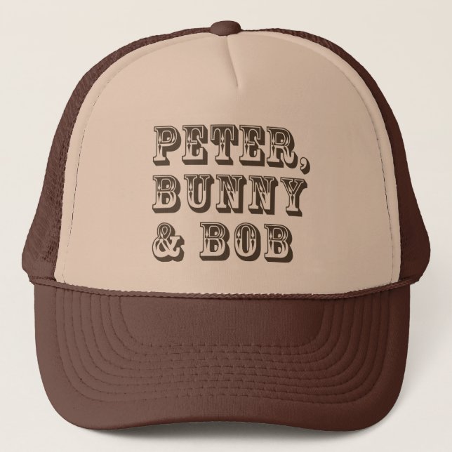 Peter, Bunny & Bob Trucker Hat (Front)