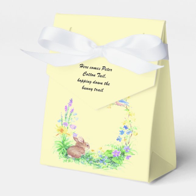 Peter Cotton Tail Favour Box (Front Side)
