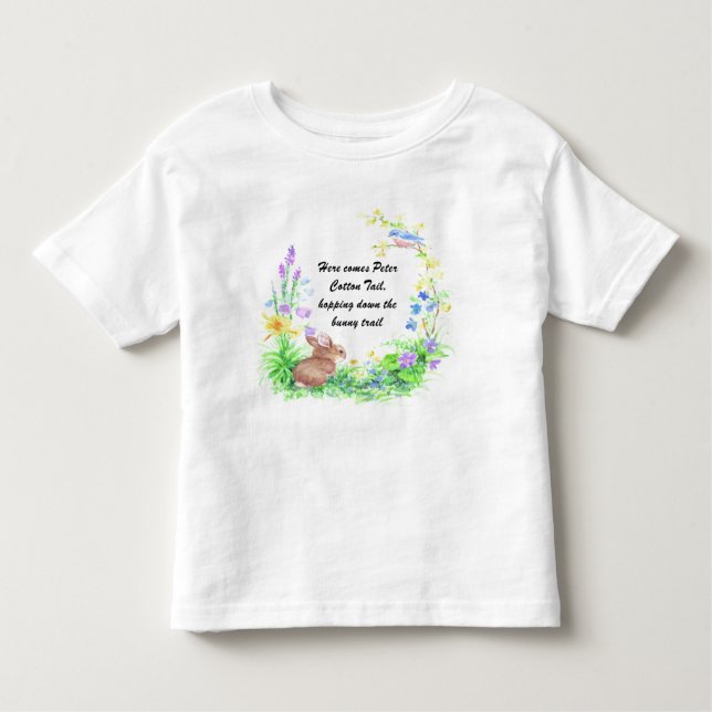 Peter Cotton Tail Toddler T-Shirt (Front)