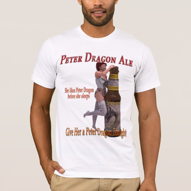 Peter Dragon Ale sleeps T-Shirt (Front)