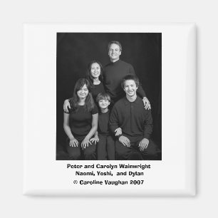 Peter familiy_W portrait, Peter a... - Customised Magnet