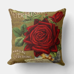 Peter Henderson & Co. Garden Catalogue Ad Cushion